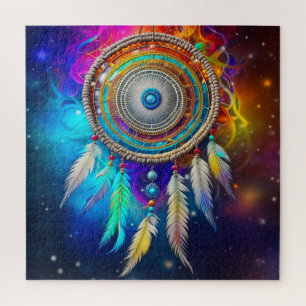 Colourful Mystical Dreamcatcher Jigsaw Puzzle
