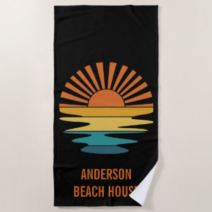 Colourful Name Beach Towel