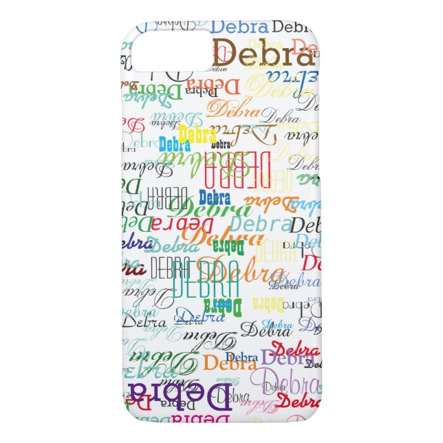 colourful name personalized Case-Mate iPhone case (Back)