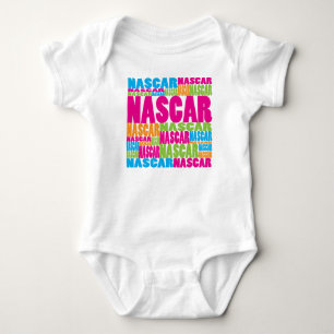 Colourful NASCAR Baby Bodysuit