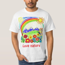 Colourful Nature Drawing for Nature Lovers
