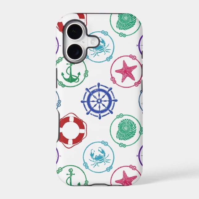 Colourful Nautical Pattern (Back)