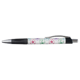 Colourful Nautical Pattern Pen