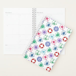 Colourful Nautical Pattern Planner