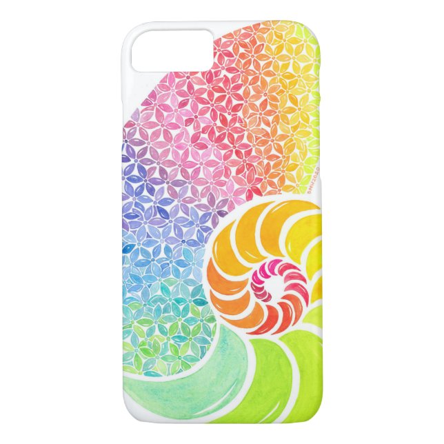 Colourful Nautilus Cell Phone Case (Back)