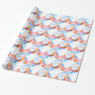 Colourful Nautilus Wrapping Paper