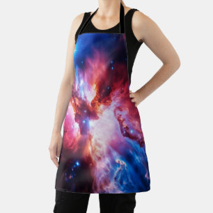 Colourful Nebula Galaxy Space Stars Cosmic Univers Apron