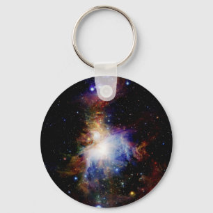 Colourful Nebula Keychain