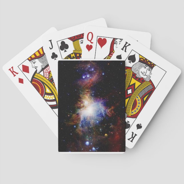 Colourful Nebula Playing Cards (Back)