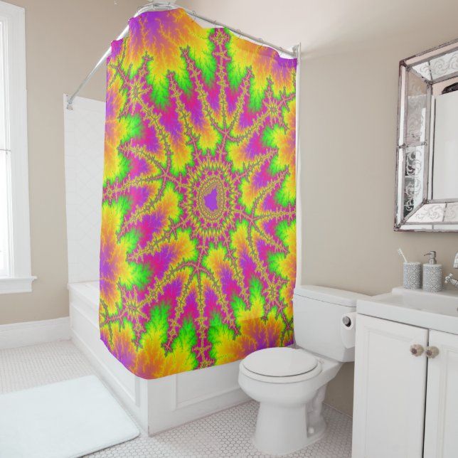 Colourful Neon Rainbow Fractal (In Situ)