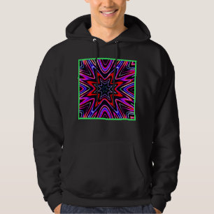 Colourful Neon Vibes Pattern Hoodie
