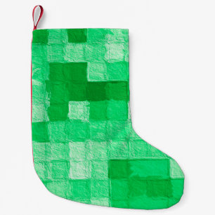 Colourful nice Colour glossy. Beautiful painted Su Small Christmas Stocking