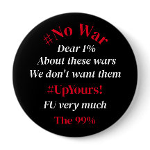 Colourful #No War Typography