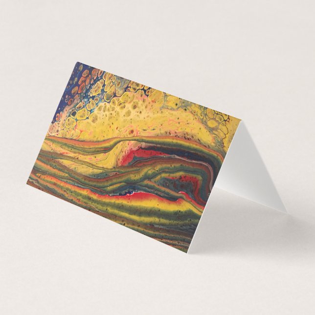 Colourful Note Card Set (25 Blank) (Front)