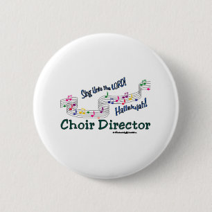 Colourful Notes 2 Inch Round Button