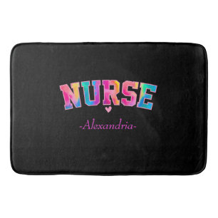 Colourful Nurse Bath Mat