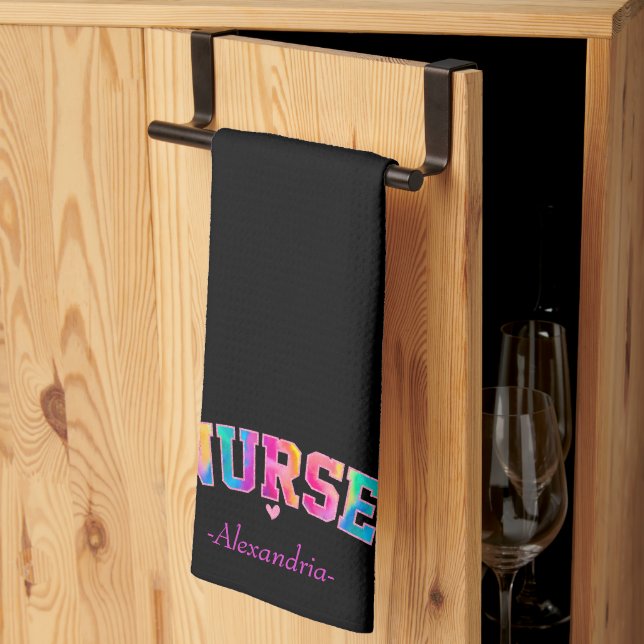 Colourful Nurse Kitchen Towel (Thirds Fold)