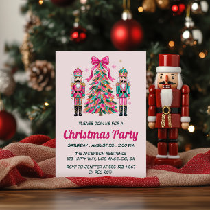 Colourful Nutcracker Christmas Party Invitation