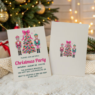 Colourful Nutcracker Christmas Party Invitation