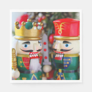 Colourful nutcrackers napkin
