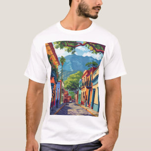 Colourful Oaxacas Illustration Cartoon T-Shirt