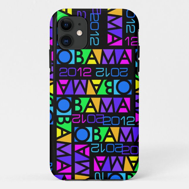 Colourful Obama 2012 iPhone 5 Case-Mate Case-Mate iPhone Case (Back)