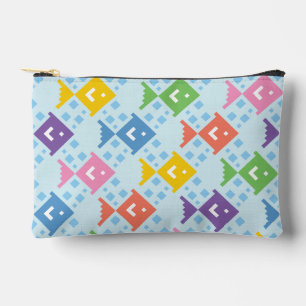 Colourful Ocean Fish Pattern Accessory Pouch