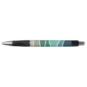 Colourful ocean waves pen