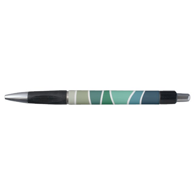 Colourful ocean waves pen (Front)