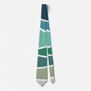 Colourful ocean waves tie