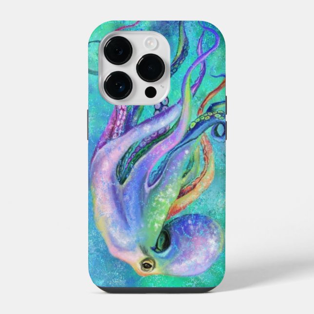 Colourful Octopus iPhone Case (Back)