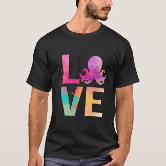 Colourful Octopus Mom Octopus T-Shirt
