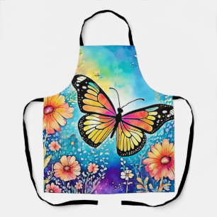 Colourful Octopus View Design Apron