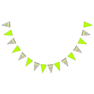 Colourful Odd Strokes Sketchnotes Pattern 01 Bunting Flags