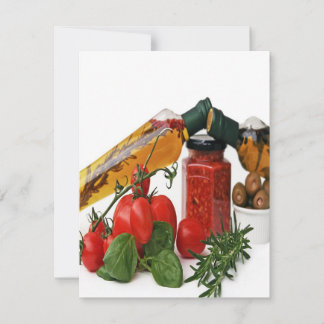 Colourful Of Spices And Vegetable | Cooking Gift Invitation