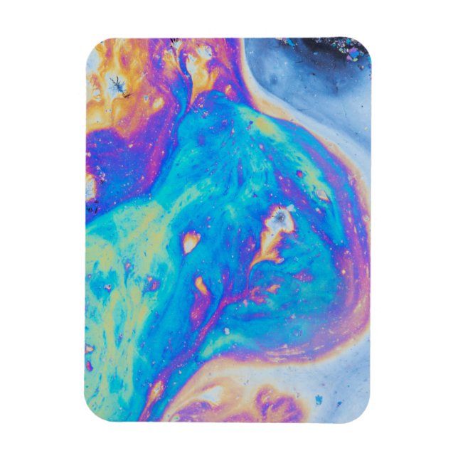 Colourful oil patterns, Canada Magnet (Vertical)