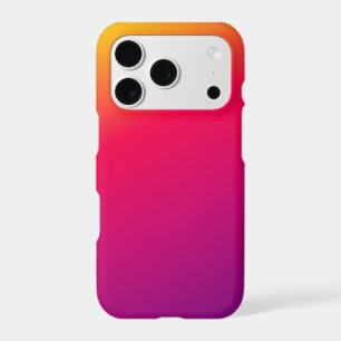 Colourful ombre gradient iPhone case