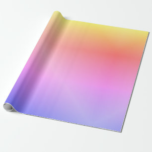 Colourful ombre wrapping paper