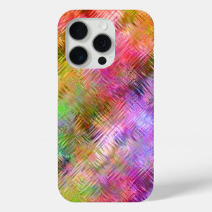 Colourful Opal Glassy Texture iPhone 15 Pro Case