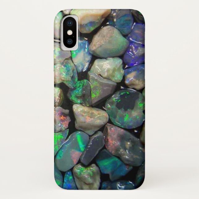 Colourful Opals Gemstones (faux) Case-Mate iPhone Case (Back)