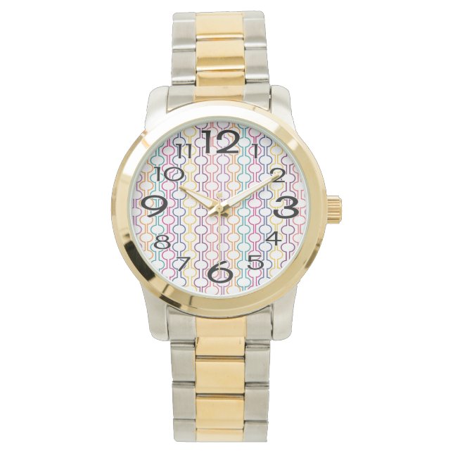 Colourful Open Circles Watch (Front)