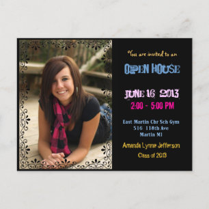 Colourful openhouse postcard