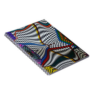 Colourful Optical Illusion Notebook