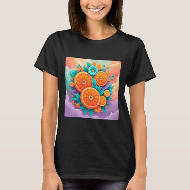 Colourful oranges T-Shirt (Front)