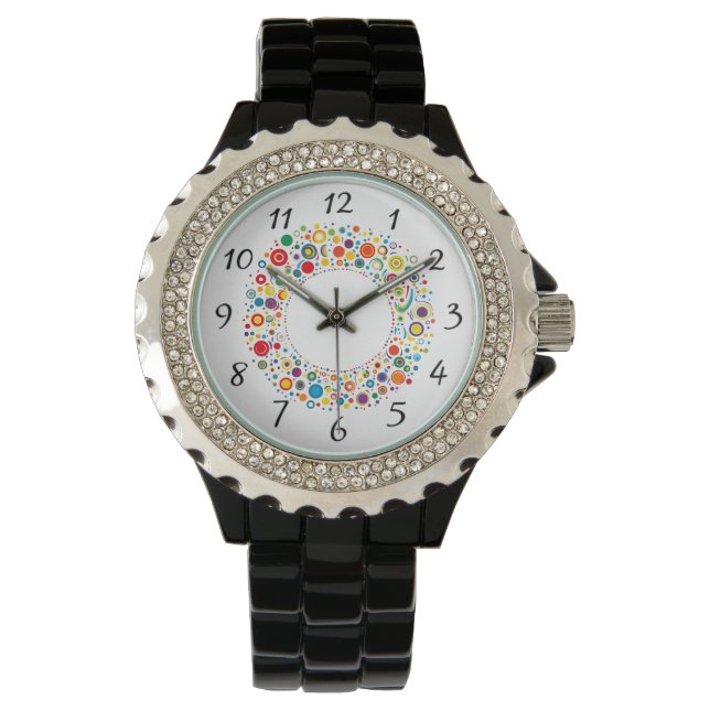 Colourful Orbs Women's Watch (Front)