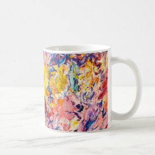 Colourful Original Abstract Painting Art Coffee Mu Mug