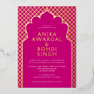 Colourful Ornate Indian Window Screen Wedding GOLD