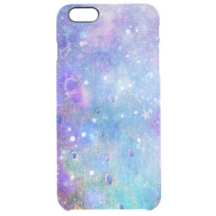 Colourful outer Space Abstract Background Clear iPhone 6 Plus Case