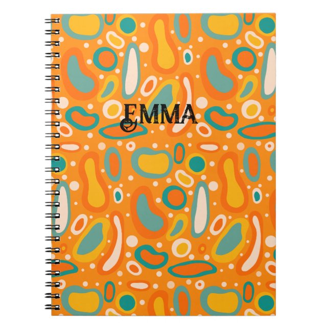 Colourful Ovals Notebook (Front)