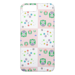 Colourful Owl Pattern For Kids Case-Mate iPhone Case